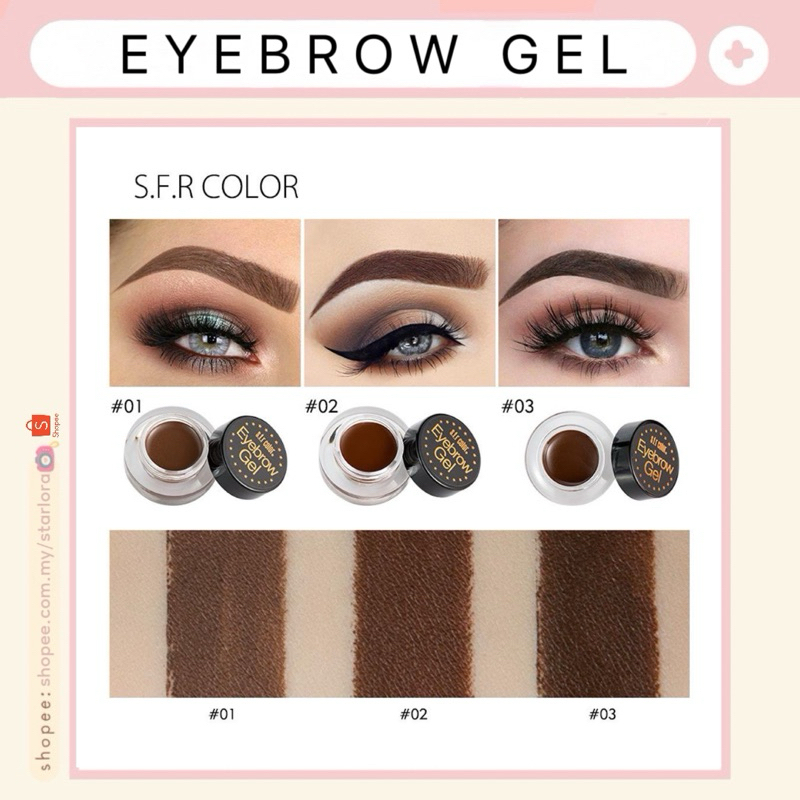 🔥𝐌𝐔𝐒𝐓 𝐇𝐀𝐕𝐄‼️ Eyebrow Gel Pomade Eyes Brow Makeup Korean Douyin Beauty