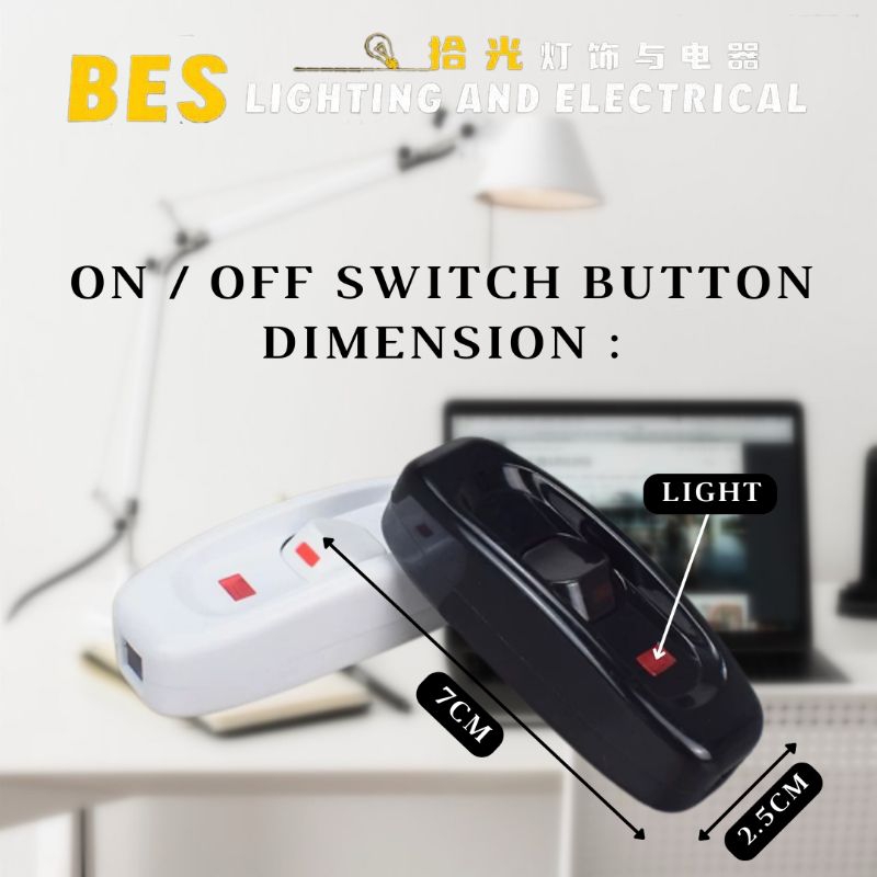 [Good Quality] On Off switch button /bed switch/开关连接按钮 | Shopee Malaysia