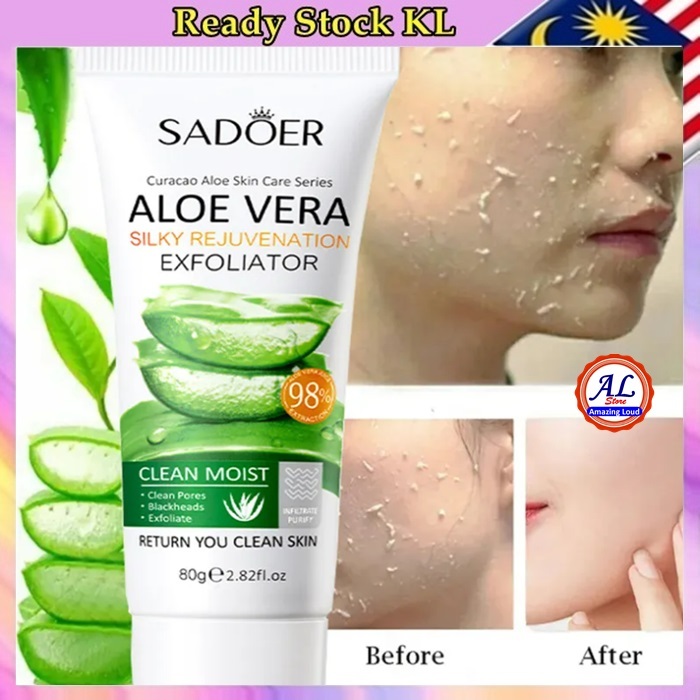 Scrub Peeling Gel Muka Putih Exfoliating Gel Facial Scrub Gel Skrup