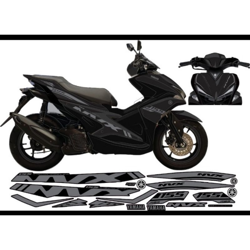 Yamaha Nvx V Coverset Sticker Shopee Malaysia