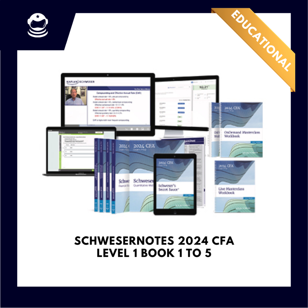Kaplan Schwesernotes CFA level 1 2024 | Educational | Prep Exam ...