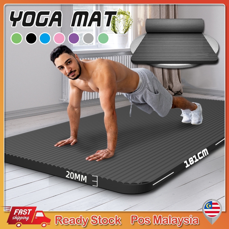 10/15MM YOGA MAT NBR NonSlip YOGA MAT EXTRA THICK Mat Aerobic Home