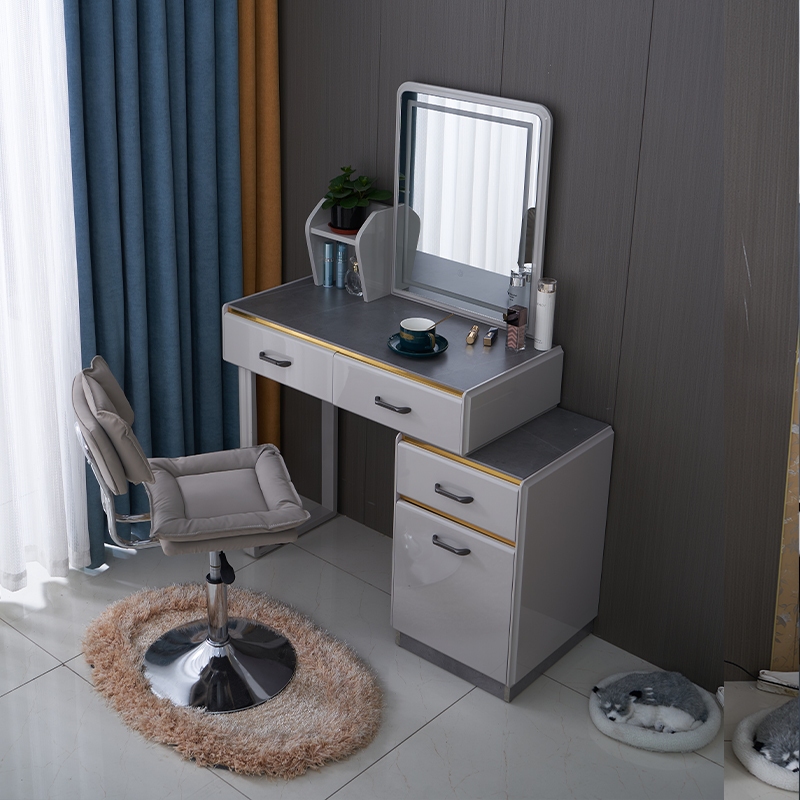 Bedroom Dressing Table Chair Set Makeup Table Storage