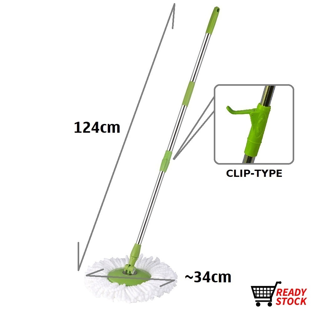 Easy Spin Mop Spinner Accessories Refill Microfiber Cloth / Mop Head