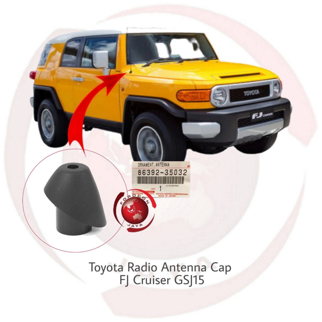 Toyota Radio Aerial Antenna Cap Grommet FJ Cruiser GSJ15 Shopee Malaysia