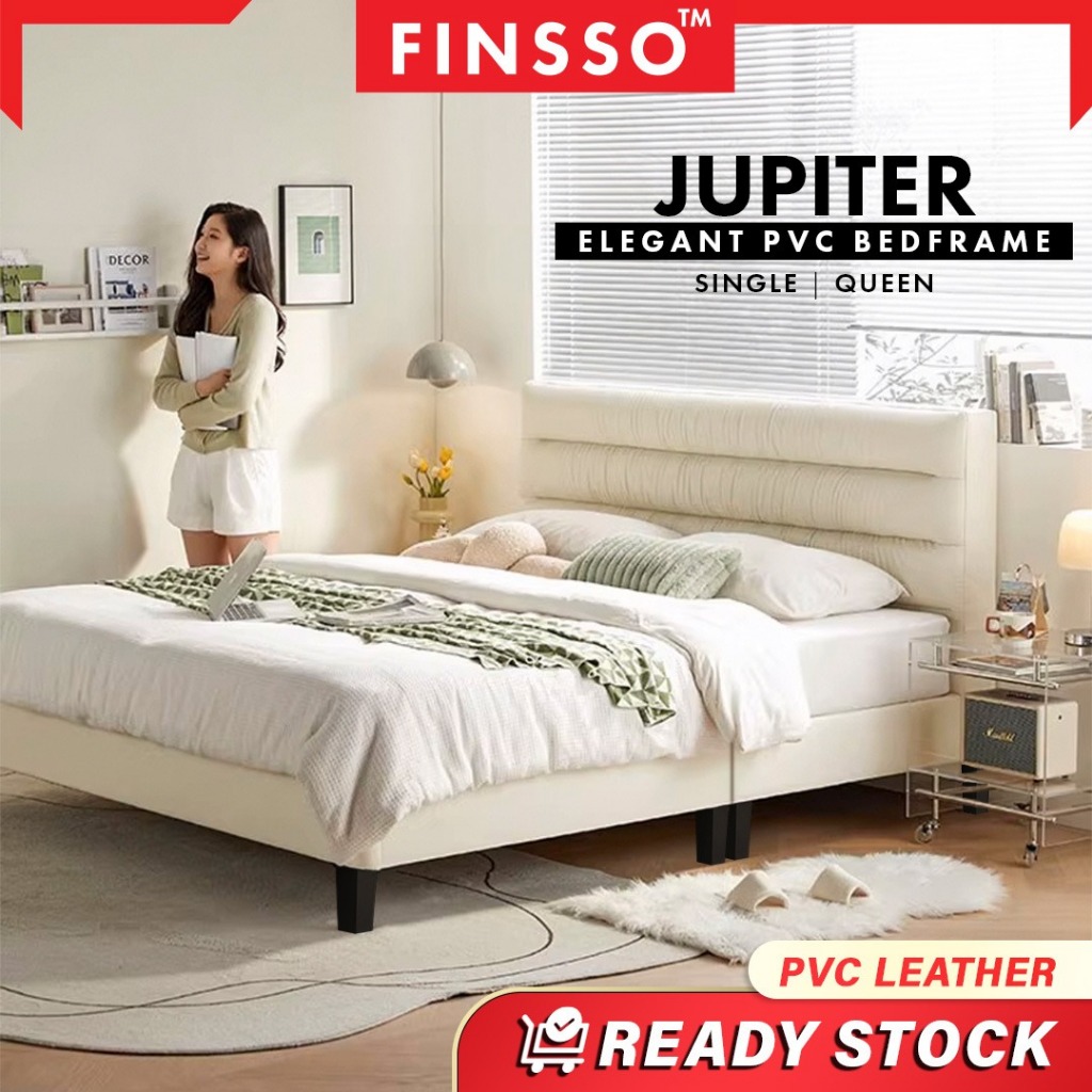 Finsso :Galaxy Leather(Kulit) Bed Frame Divan Solid Wood PVC Leather ...