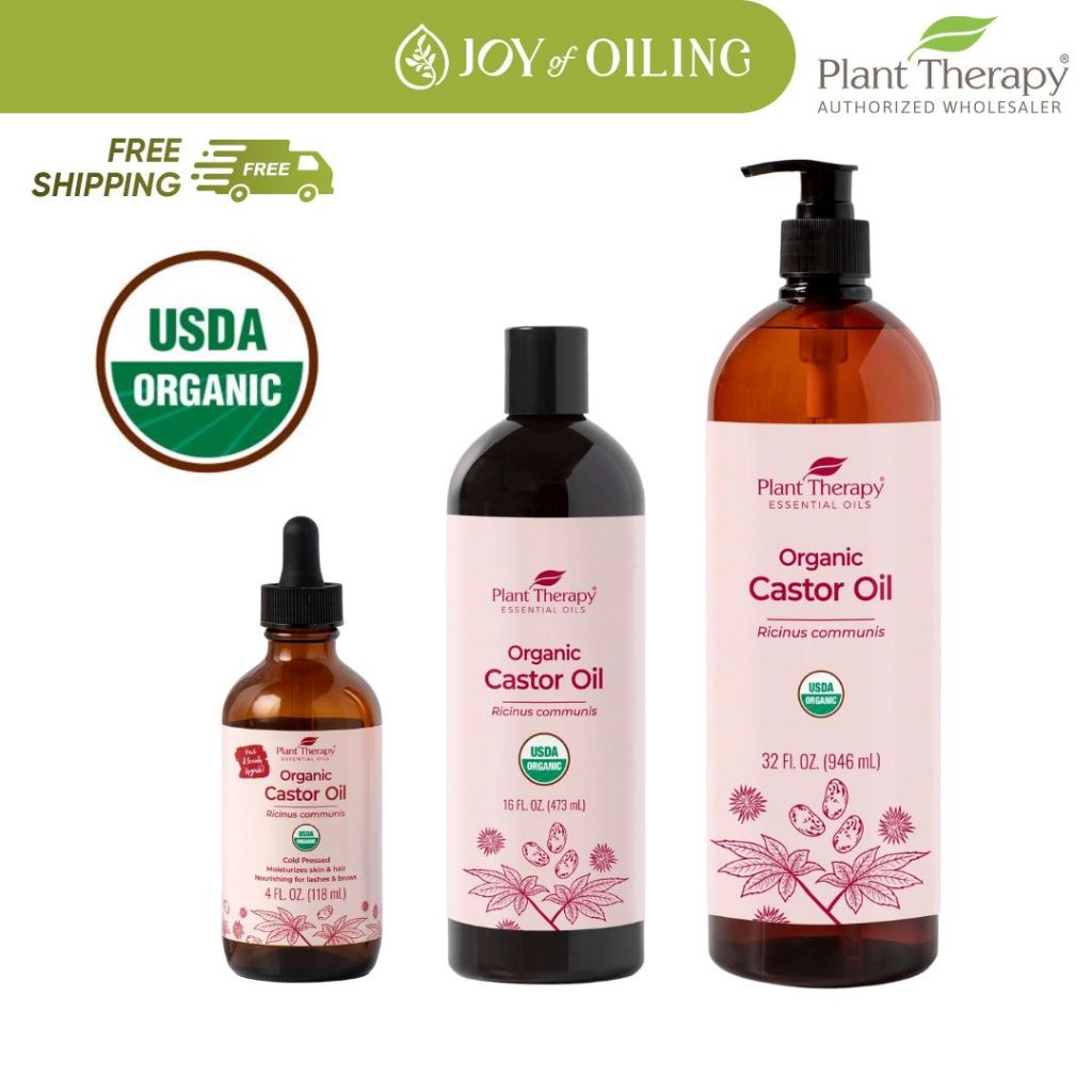 PLANT THERAPY Organic Castor Oil (4oz/16oz/32oz) | Shopee Malaysia