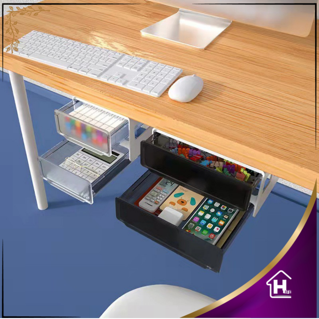 Large Portable Storage Under Table Desk Drawer Heavy Duty- Additional ...