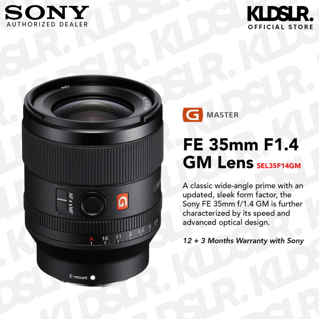 Sony FE 35mm F1.4 GM Lens for Sony A7IV/ A7MK IV/ A7MK 4/ A7III/ A7C ...