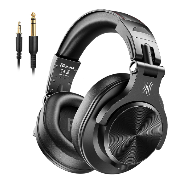 OneOdio A70 Bluetooth Over Ear Headphones, Wireless Headphones w/ 72H