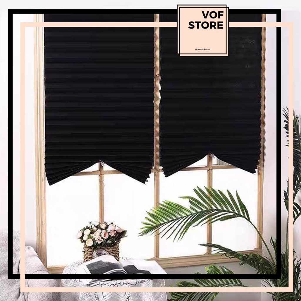 CURTAIN BLINDS PLEATED BLIND SHEER FABRIC SCHOTTIS BLINDS STICK ONLY