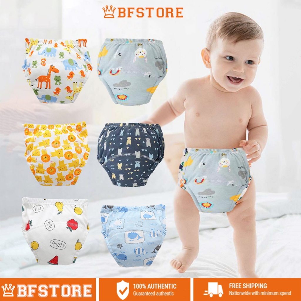 6 Layers Kids Potty Training Pants Underwear Reusable Washable Toilet