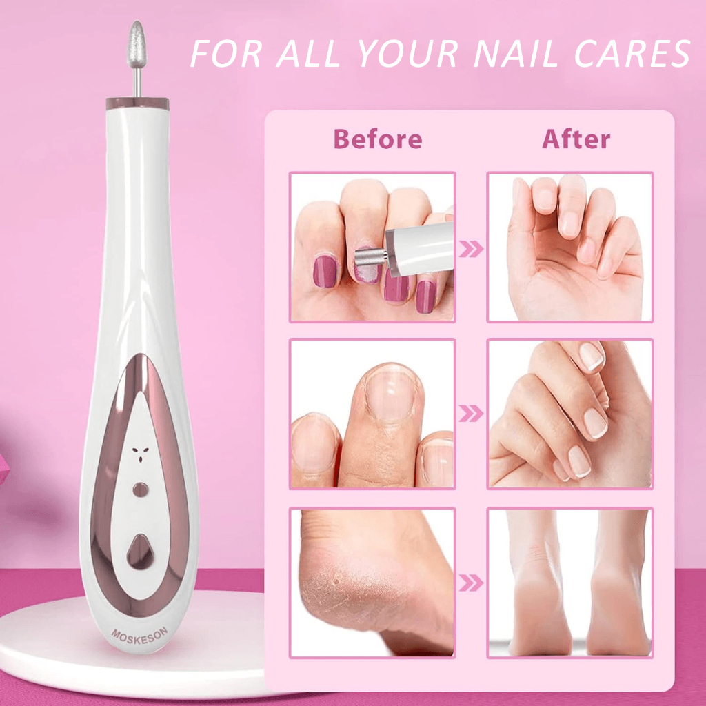 Professional Nail Care Manicure Electric Nail File Set Wireless Nail ...