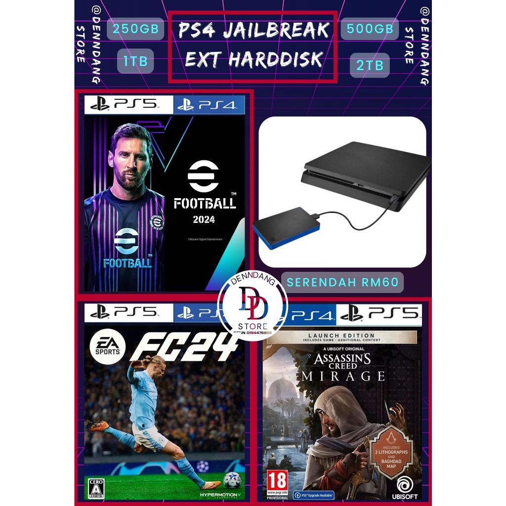 ***PS4*** PS4 HDD LATEST UPDATE / PS4 JAILBREAK HDD / PS4 GAMES 200