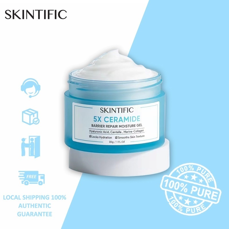 SKINTIFIC 5X Ceramide Skin Barrier Repair Moisturize Gel Face ...