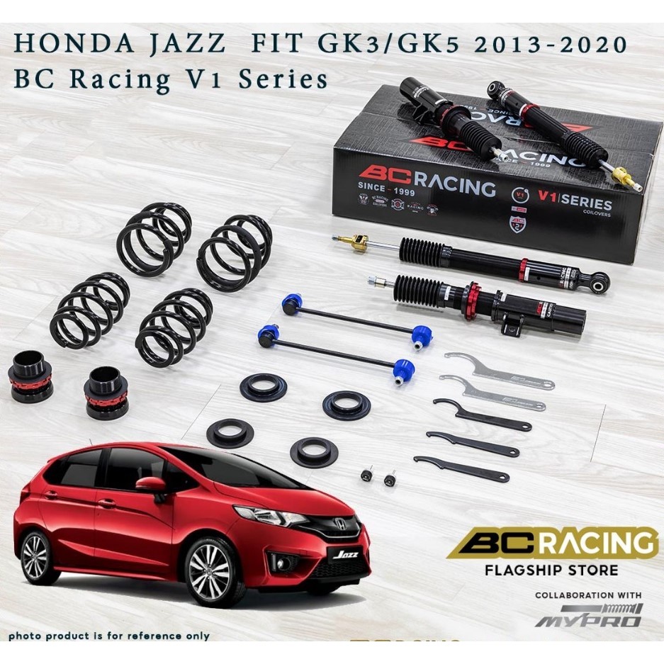 BC Racing V1 Series High Low Soft Hard Adjustable Absorber for Honda ...