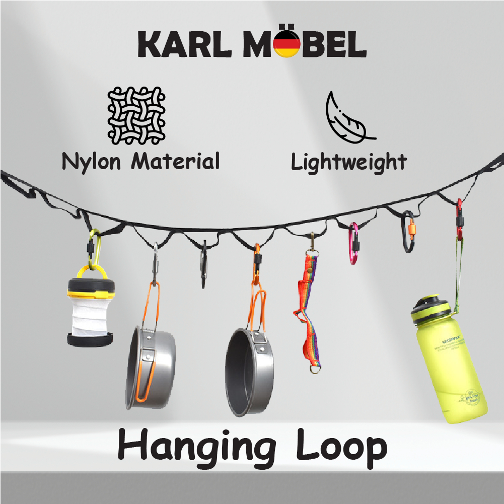 50 Meter Reflective Camping Rope 50M Outdoor Reflective Rope (6mm ...