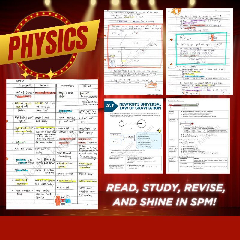 SPM A+ EXCLUSIVE NOTES | All subjects available | (PDF) | Shopee Malaysia