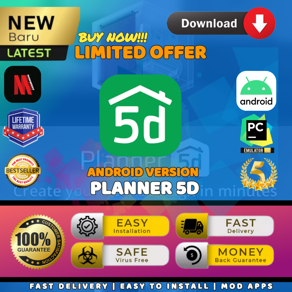 Murah365Days out V1 Planner 5D Latest Update | Lifetime Premium ...