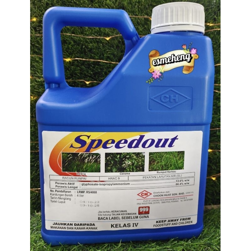 4L Speedout Glyphosate 13.6% ( Halex Compete Ken-Star Hextar Glyphosate ...