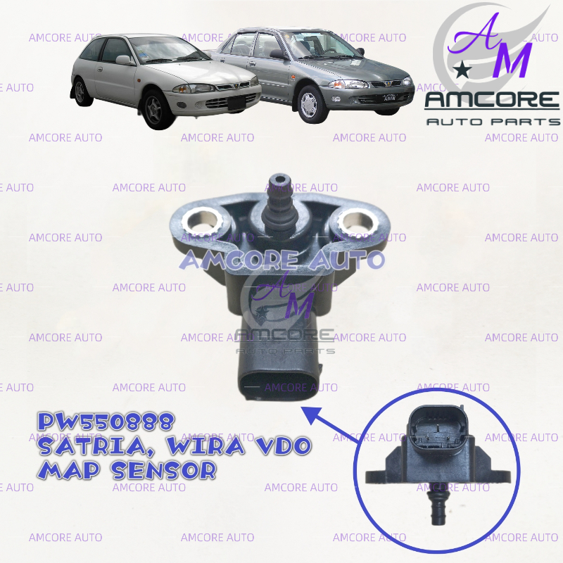 PROTON SATRIA / WIRA VDO AIR MAP SENSOR / ENGINE MAP SENSOR (PW550888) Shopee Malaysia