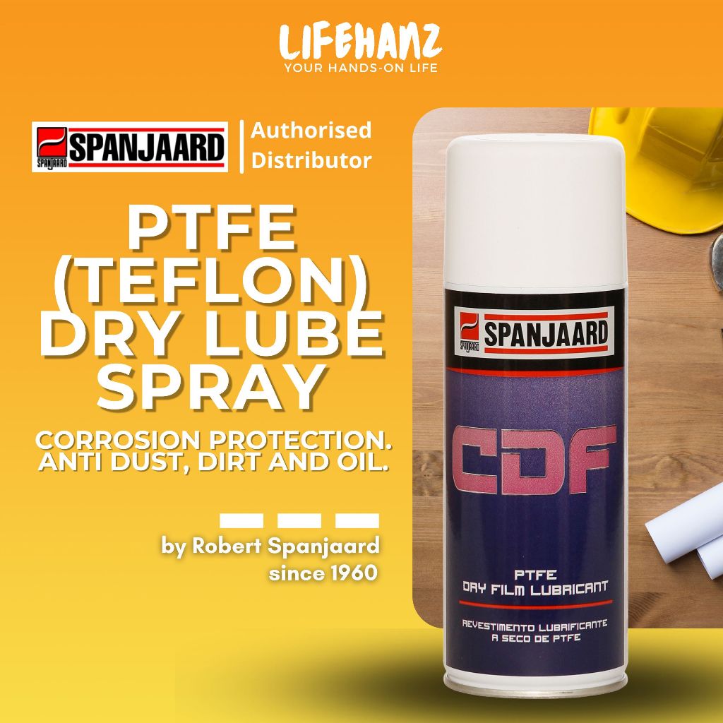 Spanjaard PTFE (Teflon) Dry Lube Spray 400ml Shopee Malaysia