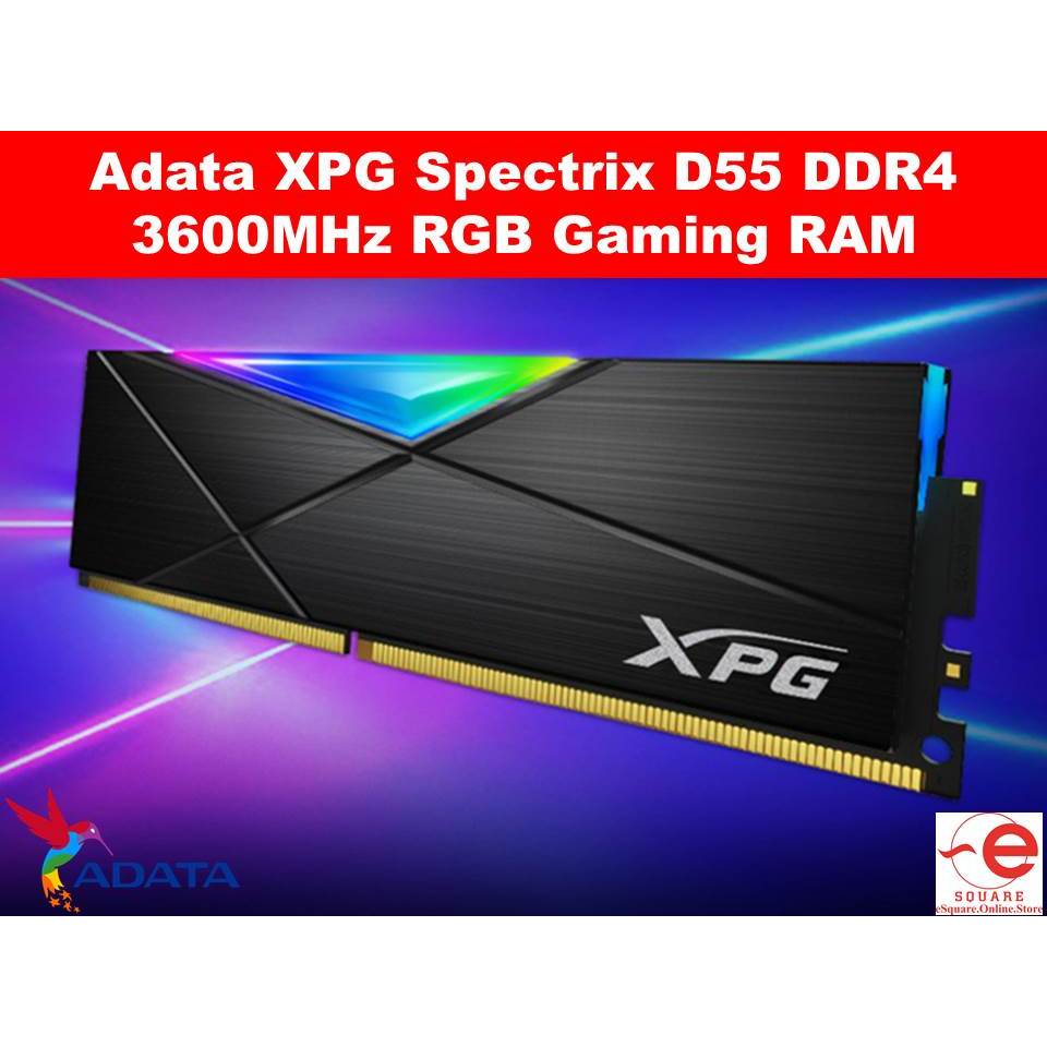 ADATA XPG SPECTRIX D55 DDR4 RGB RAM - 32GB (2x16GB) 3200MHz Gaming Arbeitsspeicher