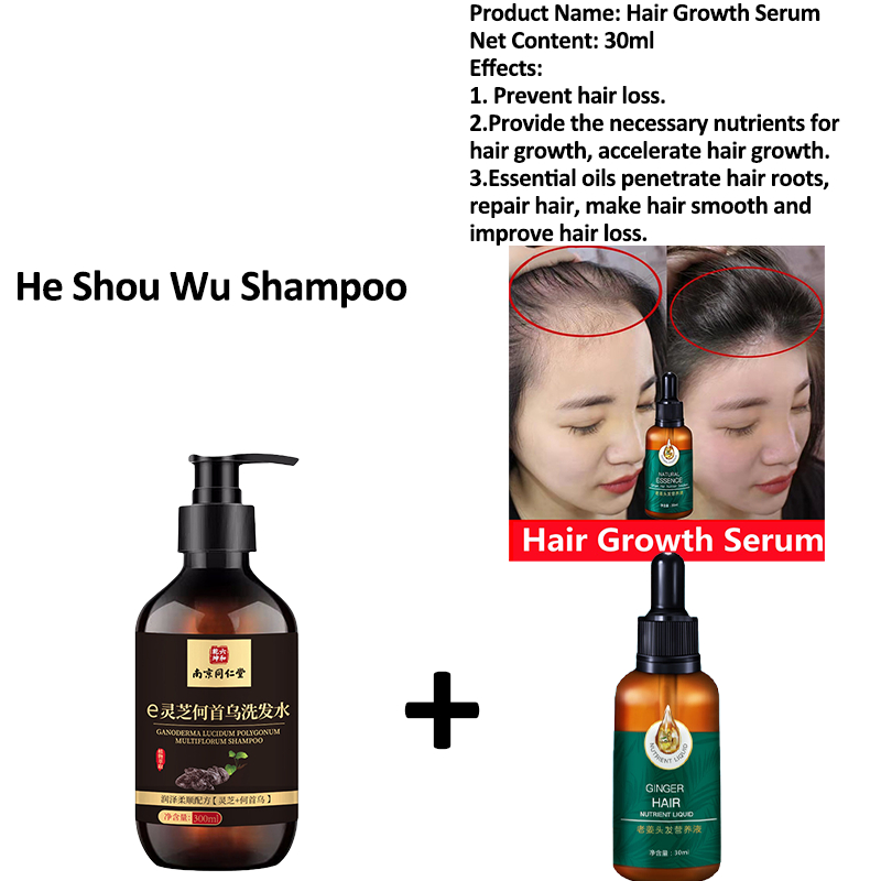 Black hair shampoo Herbal essence shampoo Shampoo rambut gugur 300ml