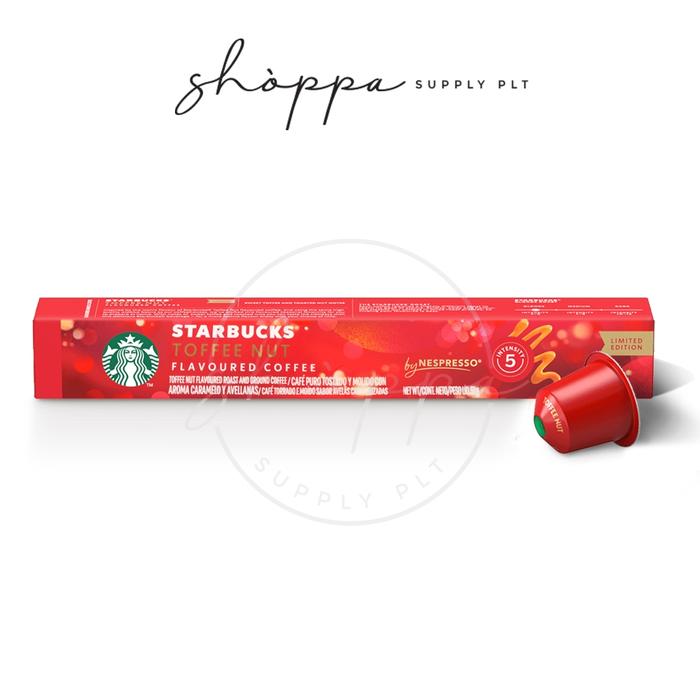 SHOPPA [LIMITED EDITION] Starbucks TOFFEE NUT by Nespresso 10 Capsules/Box Shopee Malaysia