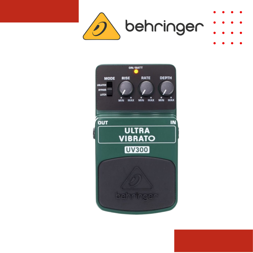 Behringer UV300 Ultra Vibrato Effects Pedal (UV-300 / UV 300) | Shopee ...