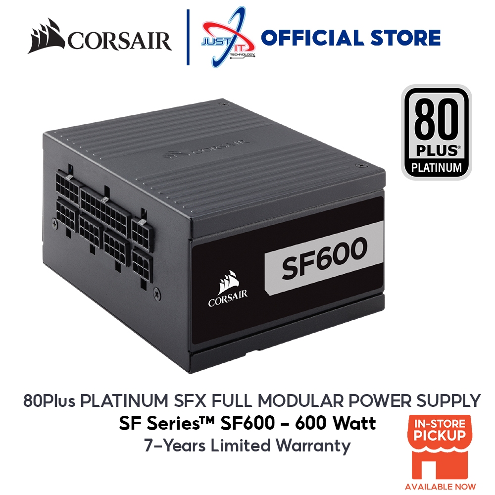 CORSAIR SF600 600W 80+ PLATINUM SFX FULL MODULAR POWER SUPPLY PSU