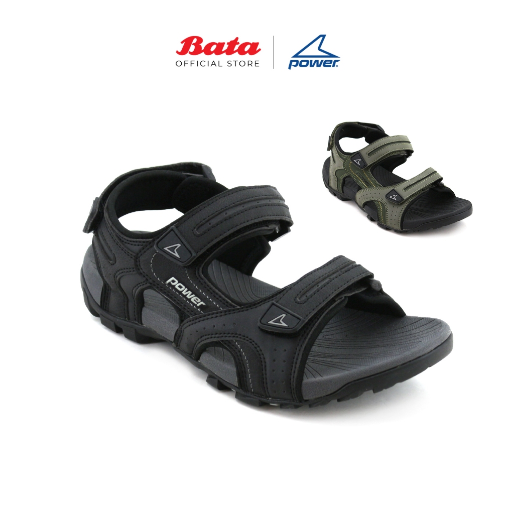 POWER Chucky Men Black / Green Sandal 8426847 / 8427847 Kasut Sandal ...