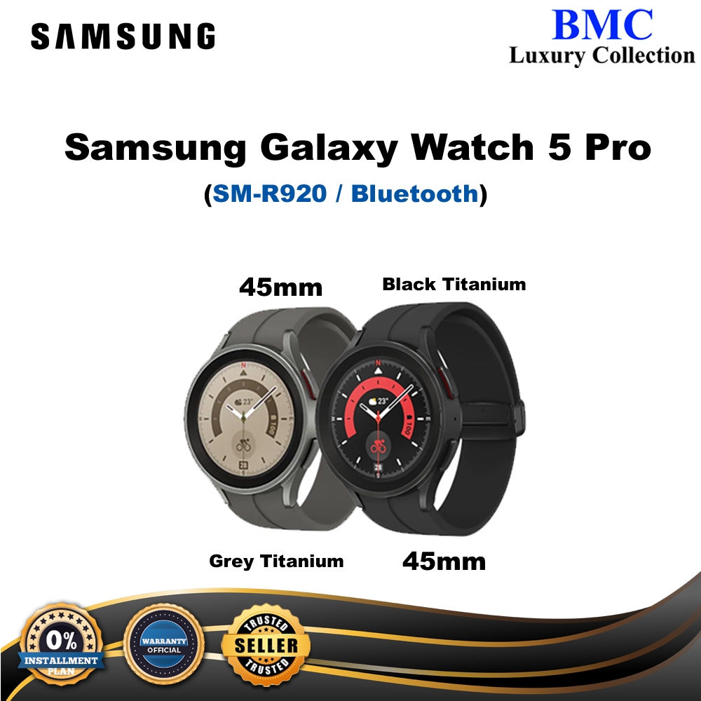 Samsung Galaxy Watch 5 Pro 45mm R920 Samsung Malaysia Warranty Shopee Malaysia 0491