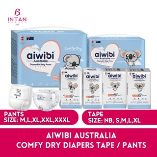 K-Mom Dual Story Pull Up Pants Diapers/White Label (M/L/XL/XXL