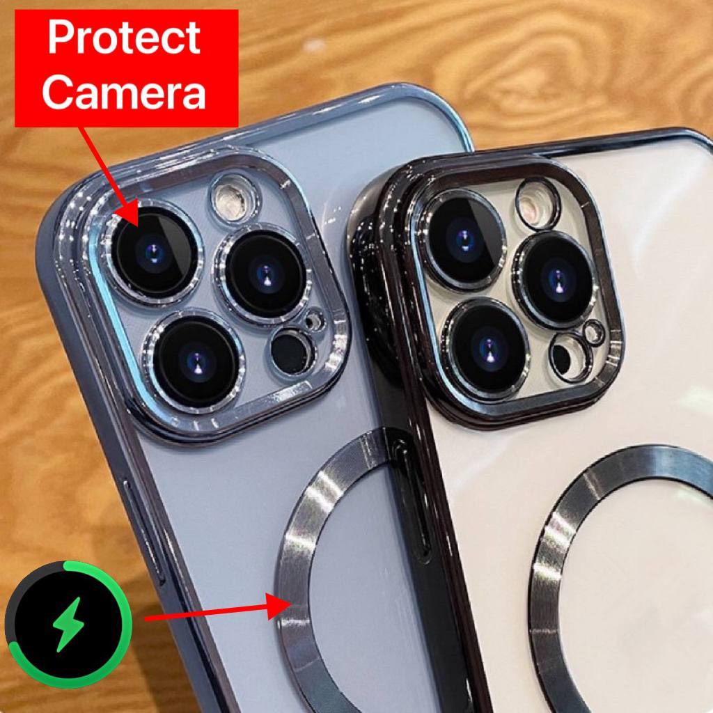 Ip15  15 Plus  15 Pro  15 Pro Max Magnetic Protect Camera Casing 