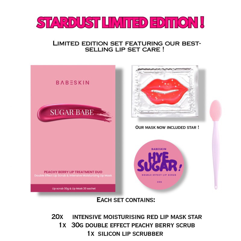 Limited edition Lip care duo babeskin . FREE GIFT 🎁 Shopee Malaysia
