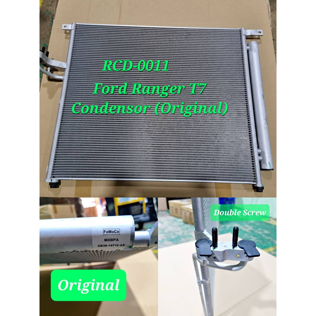 FORD RANGER T7/T6 (ORIGINAL) Condenser (2011-2018) - RCD-0011 | Shopee ...