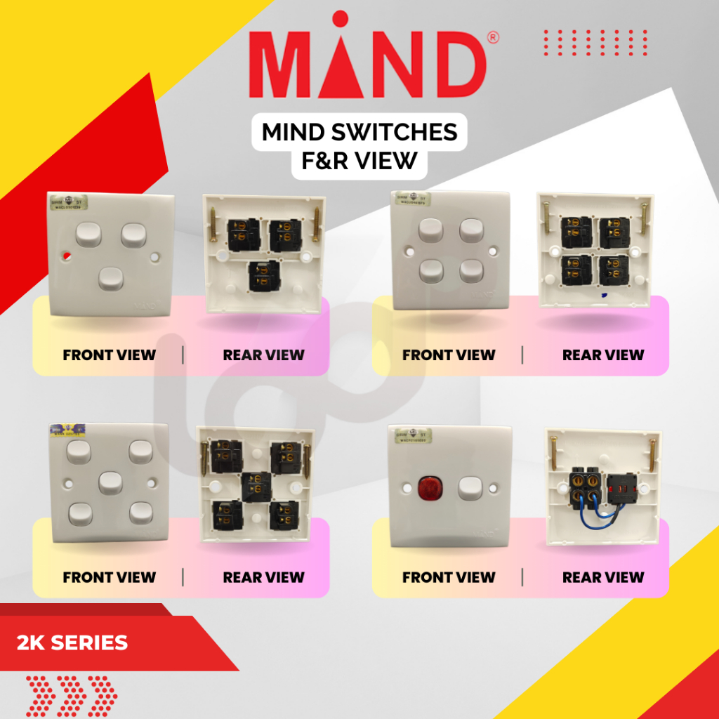 [READY STOCK] MIND SWITCHES (SUIS ELEKTRIK) WITH SIRIM / SIRIM & JKR ...