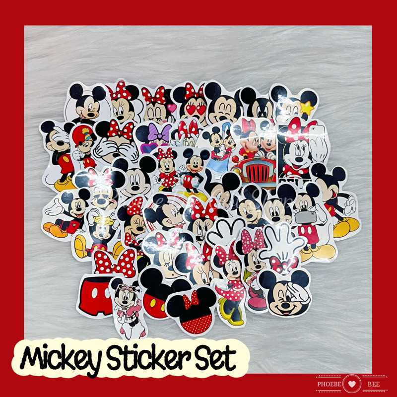 [Ready Stock] 40 Cartoon Stickers ️ Mickey Mouse Sticker /米奇贴纸 | Shopee ...