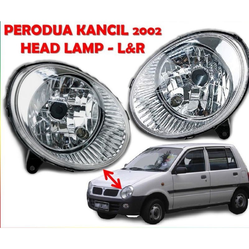 Perodua Kancil Head Lamp Lampu Depan Kancil Bulat Shopee Malaysia