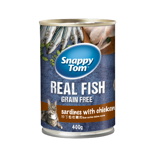 Snappy Tom Sardine With Chicken 400g 