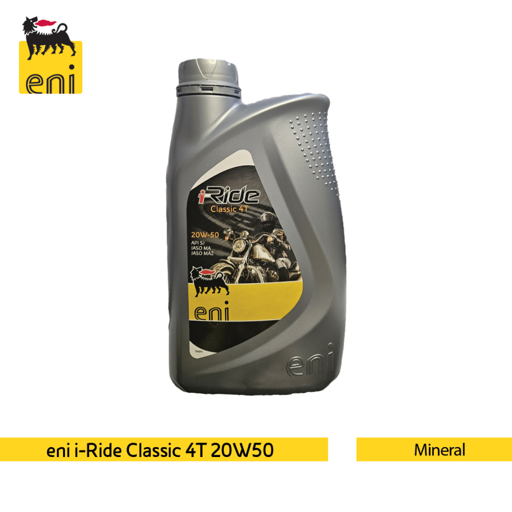 Eni i-Ride Classic 4T 20W50 Mineral Motorcycle Engine Oil (1L) | Shopee ...