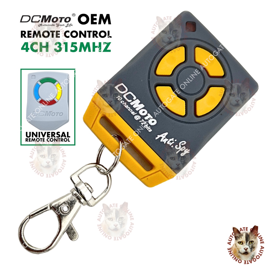 ( OEM ) 4CH 315MHZ DCMOTO 925 E0039 MULTI FUNCTIONAL REMOTE CONTROLLER ...