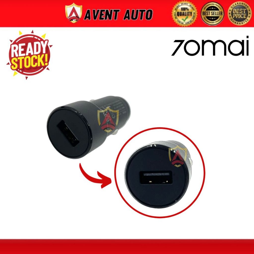 ORIGINAL Dual Single USB Car Charge Port 70mai Car Charger 70mai