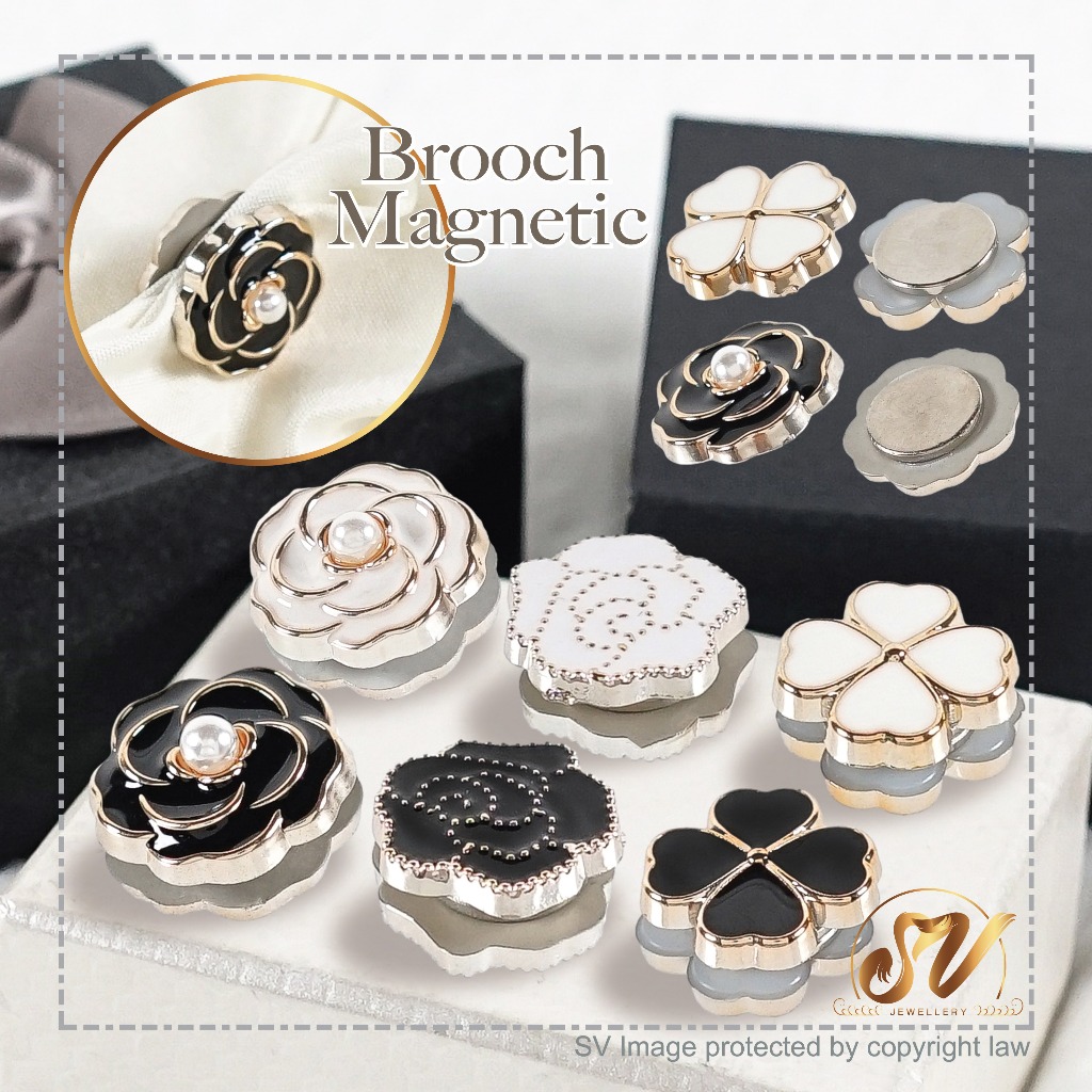 Brooch Hijab Pin Fashion Accessories Pin Tudung Shawl