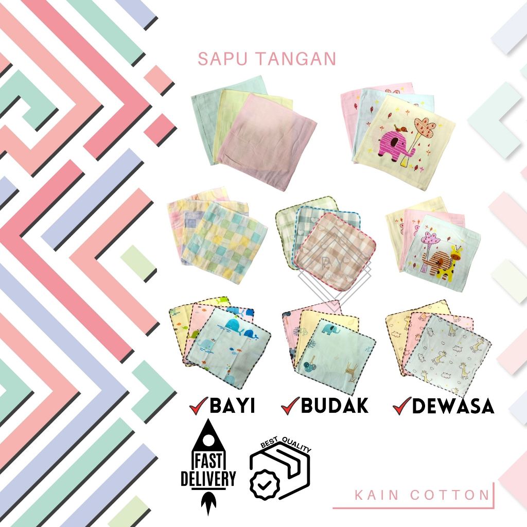 kain sapu tangan berkualitas untuk kesehatan dan kenyamanan harian