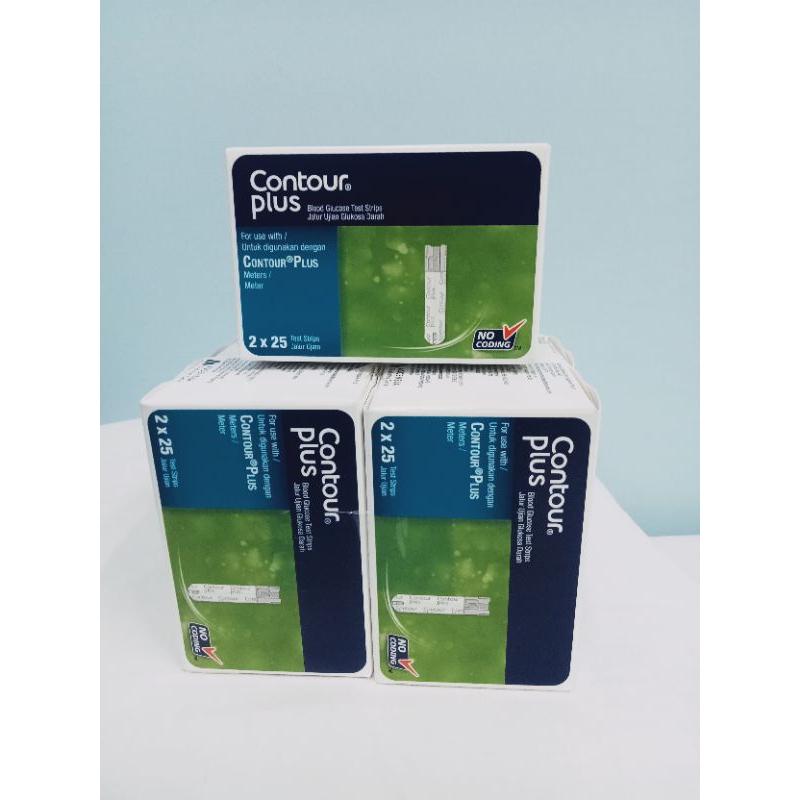 Contour Plus Glucose Test Strips (25's x 2) Expire 12/24 Shopee Malaysia