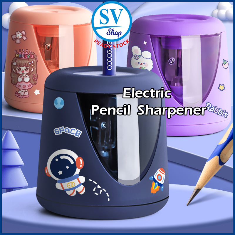 Electric Pencil Sharpener Student Prize Office School Supplies Cartoon ...
