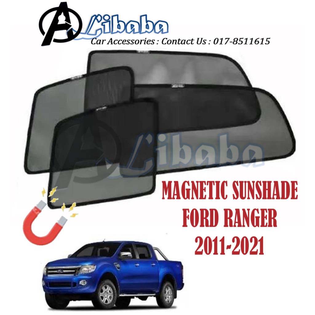 FORD RANGER 2011-2021 Magnetic OEM Sunshade Sun Protection Shade ...
