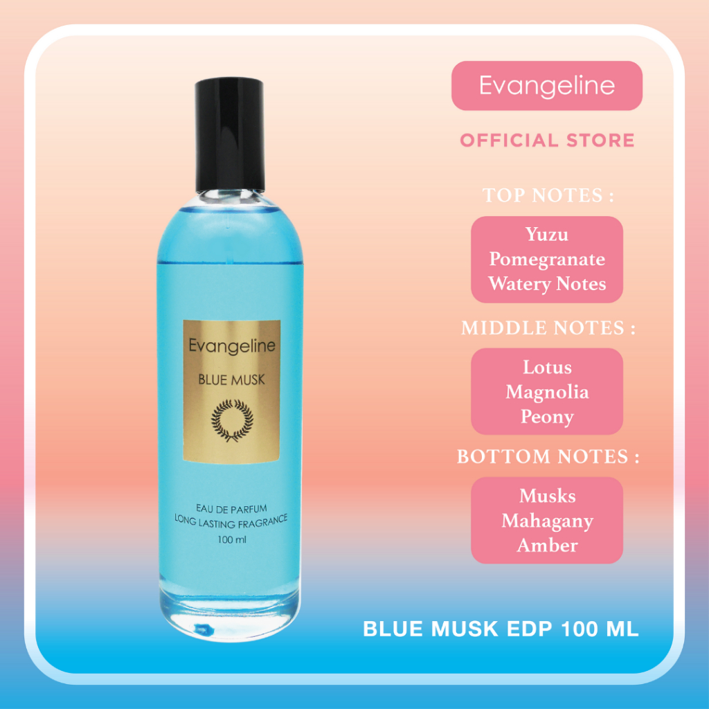 Wangi Powdery Musk Perfume Evangeline Eau De Perfume Musk Minyak